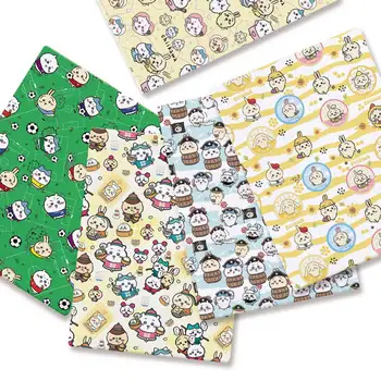 ผ้าฝ้ายโพลีเอสเตอร์การ์ตูนผ้า 140*50 ซม.Handmade เย็บ Patchwork Quilting ชุดเด็กบ้านแผ่นพิมพ์ผ้าเย็บเด็ก