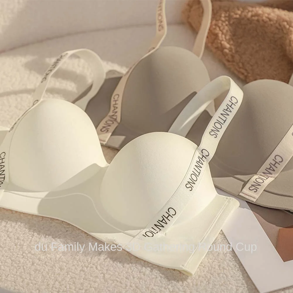 Ins สไตล์ตัวอักษรไร้สาย Deep V Bra กันกระแทกกระชับ Brassiere สําหรับชุดชั้นในสตรีปรับ Bras วิ่ง