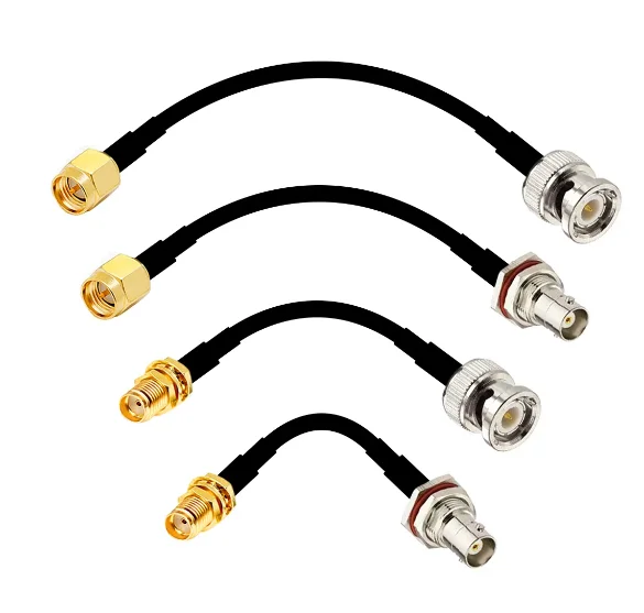 

SMA Male Female to BNC Jack Plug Pigtail Cable Adapter RG58 30CM/50CM/100CM/200CM Wholesale NEW XOJOX