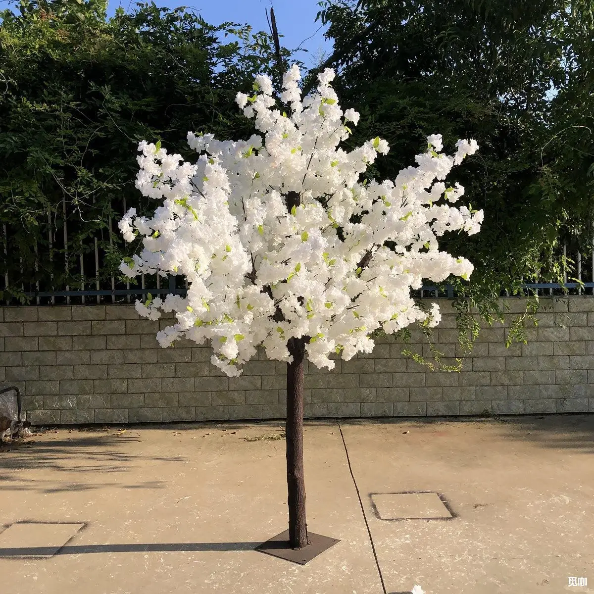 10 Pcs Artificial Flower Cherry Blossom Wishing Tree Christmas Decor Wedding Table Centerpiece Hotel Store Home Display Sakura