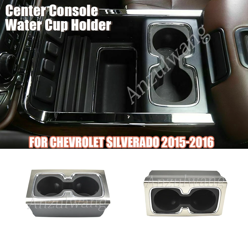 

Car Cup Holders 23467147 For Chevrolet Silverado 1500 2500 3500 2014-2016 Center Consoledual Cup Holder Leakproof