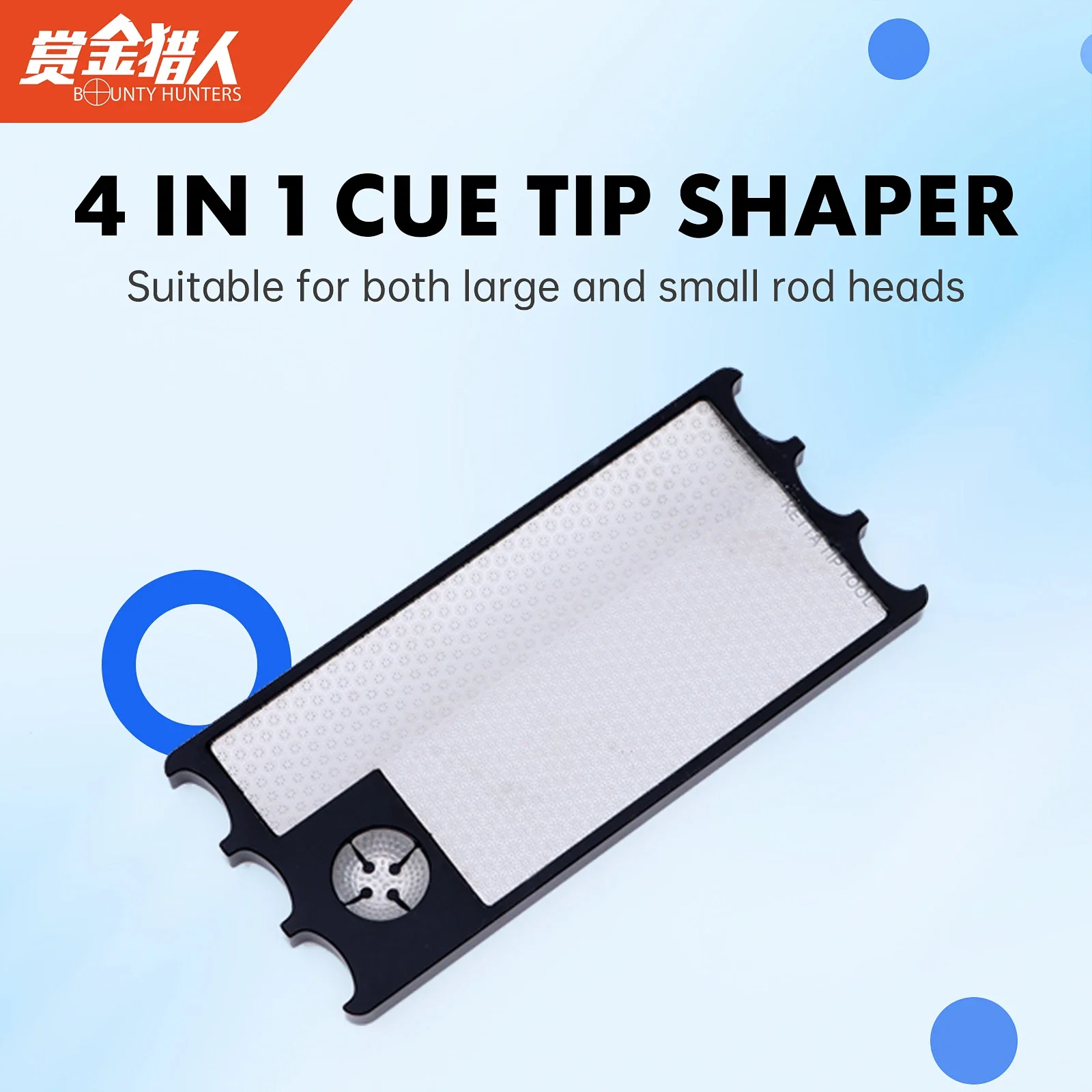 

Professional Billiard Club Head Trimmer, Aluminum Large File Board, Leather Head Repair Sander, Cue Tip Shaper