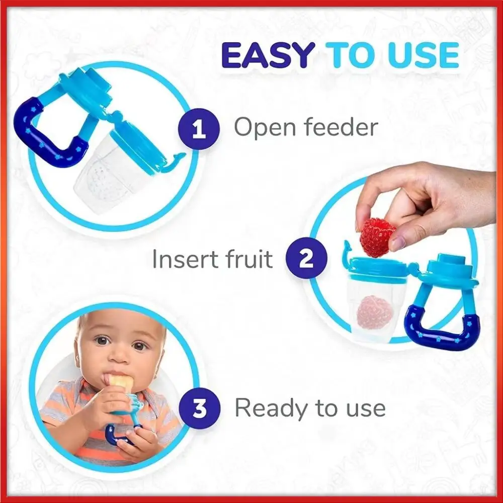 Fruit Rice Paste Auxiliary Teething Bag Food Grade Silicone Teething Stick Newborn Photography Accessories