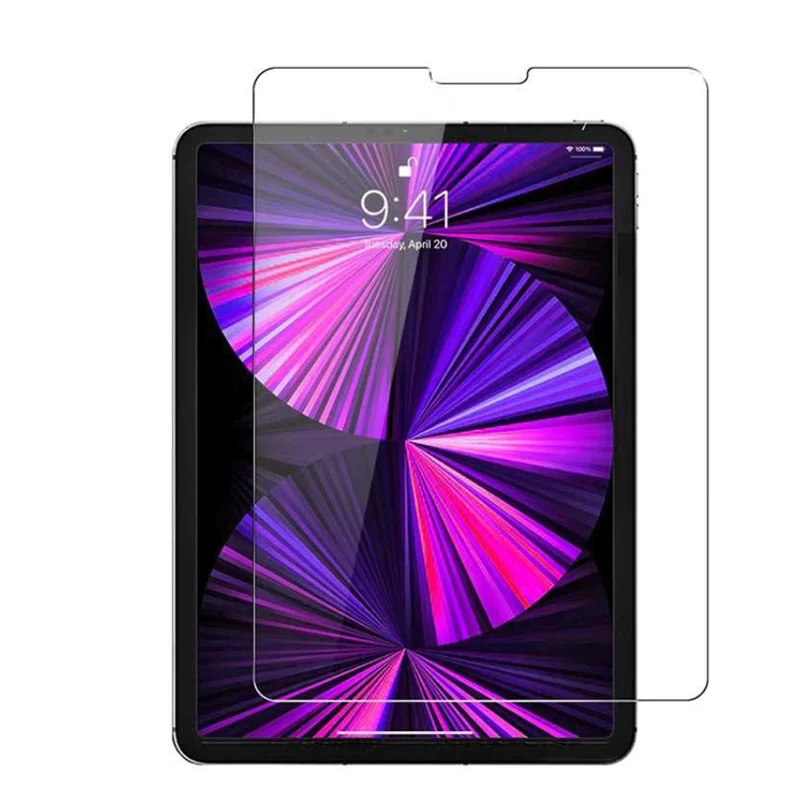 

9H Tempered Glass Screen Protector For iPad Pro 11 Inch 2021 A2377 A2301 A2459 A2460 Tablet Scratch Proof Clear Protective Film