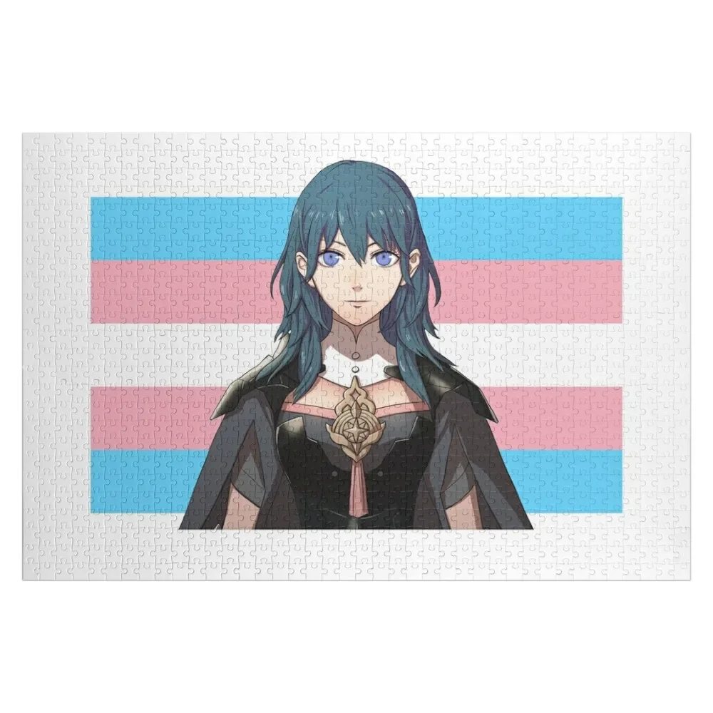 Byleth is Trans - v2 Jigsaw Puzzle Custom Name Child Toy Personalised Jigsaw Puzzle