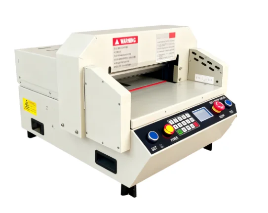 330mm Electric Digital Display Automatic Paper Trimmer 220V 40mm Thickness Infrared Protection for Home Office Studio Use