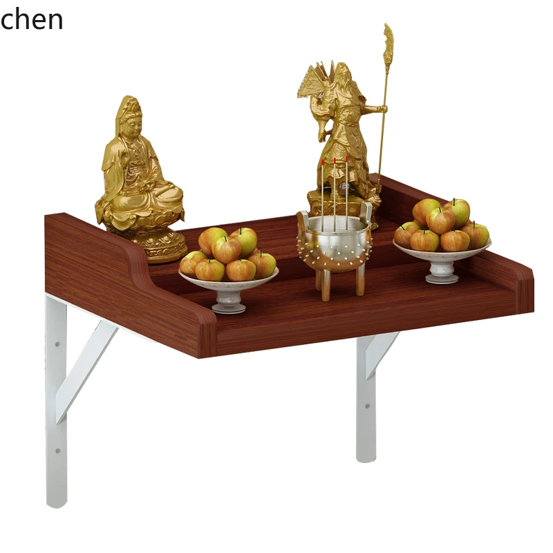 LXC Altar Table for Home Use, Guan Gong and God of Wealth Display Stand, Guanyin Hanging Buddha Cabinet, Ancestor Worship Table