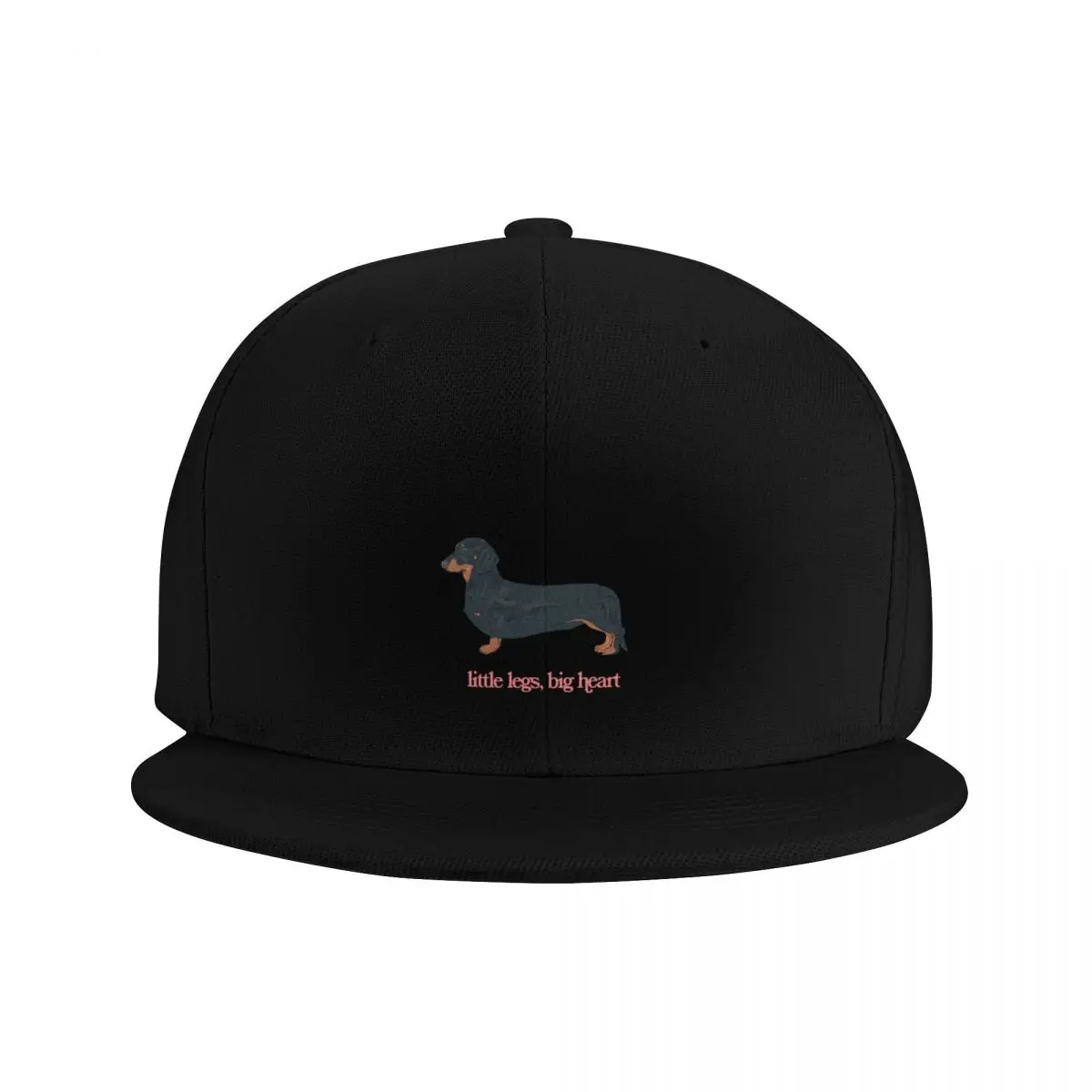 sausage dog daschund little legs, big heart Baseball Cap beach hat Hip Hop western Hat For Women Men's