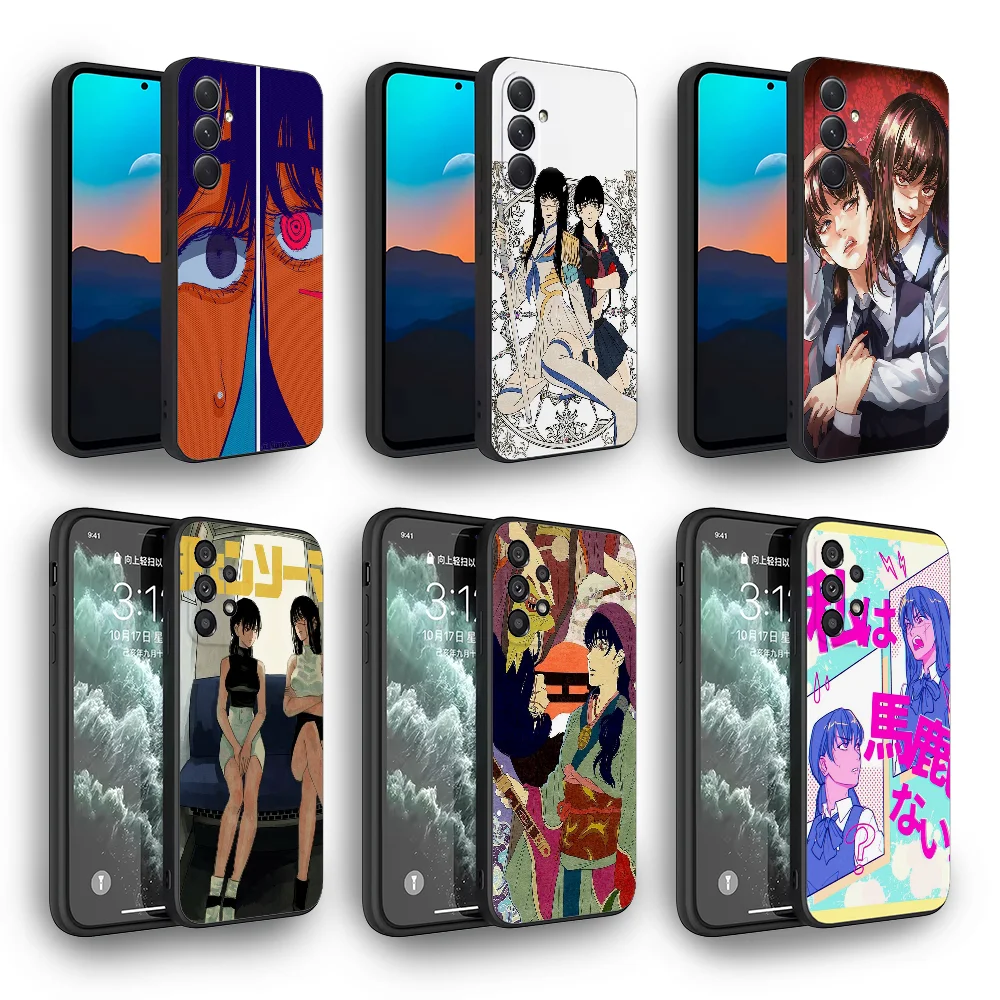 Funda de teléfono Comics Anime C-Chainsaw Man Asa Yoru para Samsung Galaxy S25 S24 S23 S22 S21 PLUS ULTRA