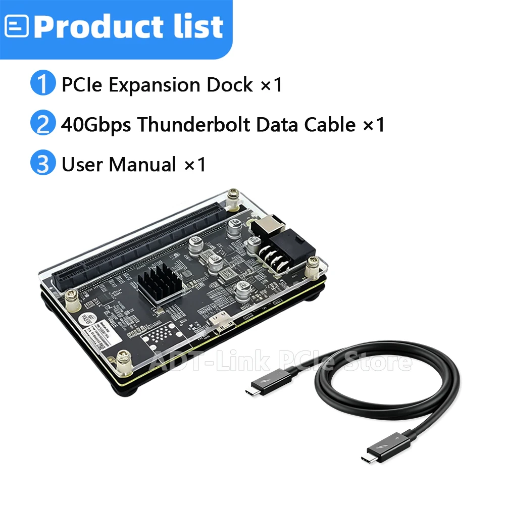 Thunderbolt3 ー PCIe 変換ボード Egpuドック キット S2364901d08cd48a6aa4fd5a477ba0