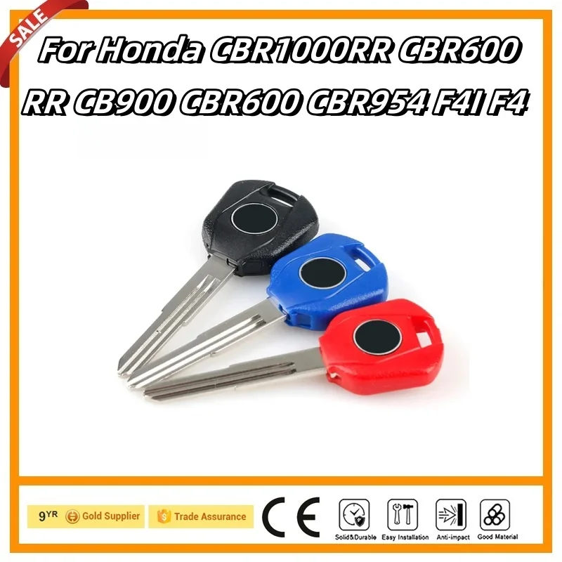 

Blank Key Uncut Blade For Honda CBR1000RR CBR600RR CB900 CBR600 CBR954 F4I F4 Motorcycle Accessories Embryo Blank Key Motorbike