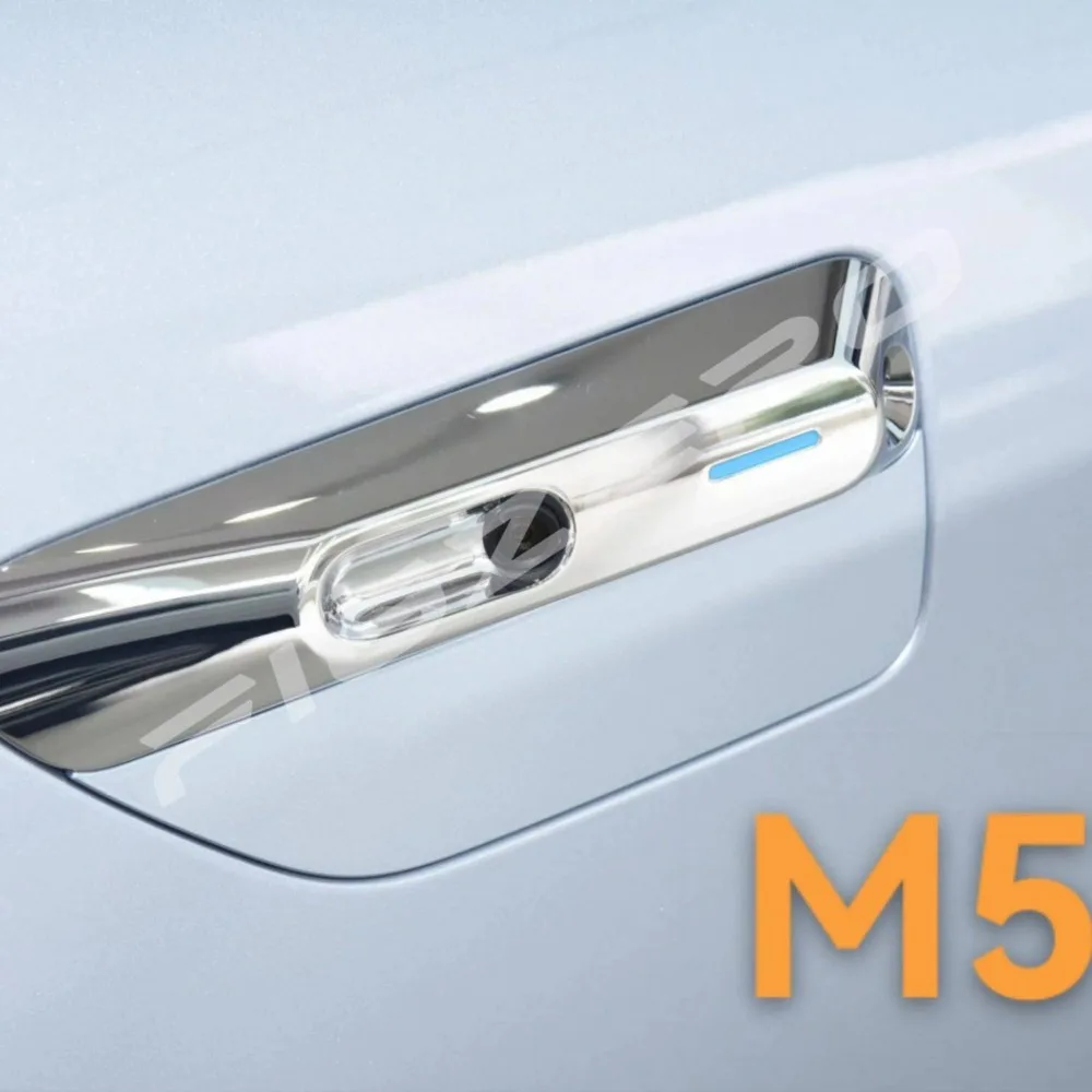 Black Leaf Panel Camera Trim Cover Decorative Electroplated for AITO M5 M7 M9 5006110-RL01 5006210-RL01 5006110-SY015006210-SY01