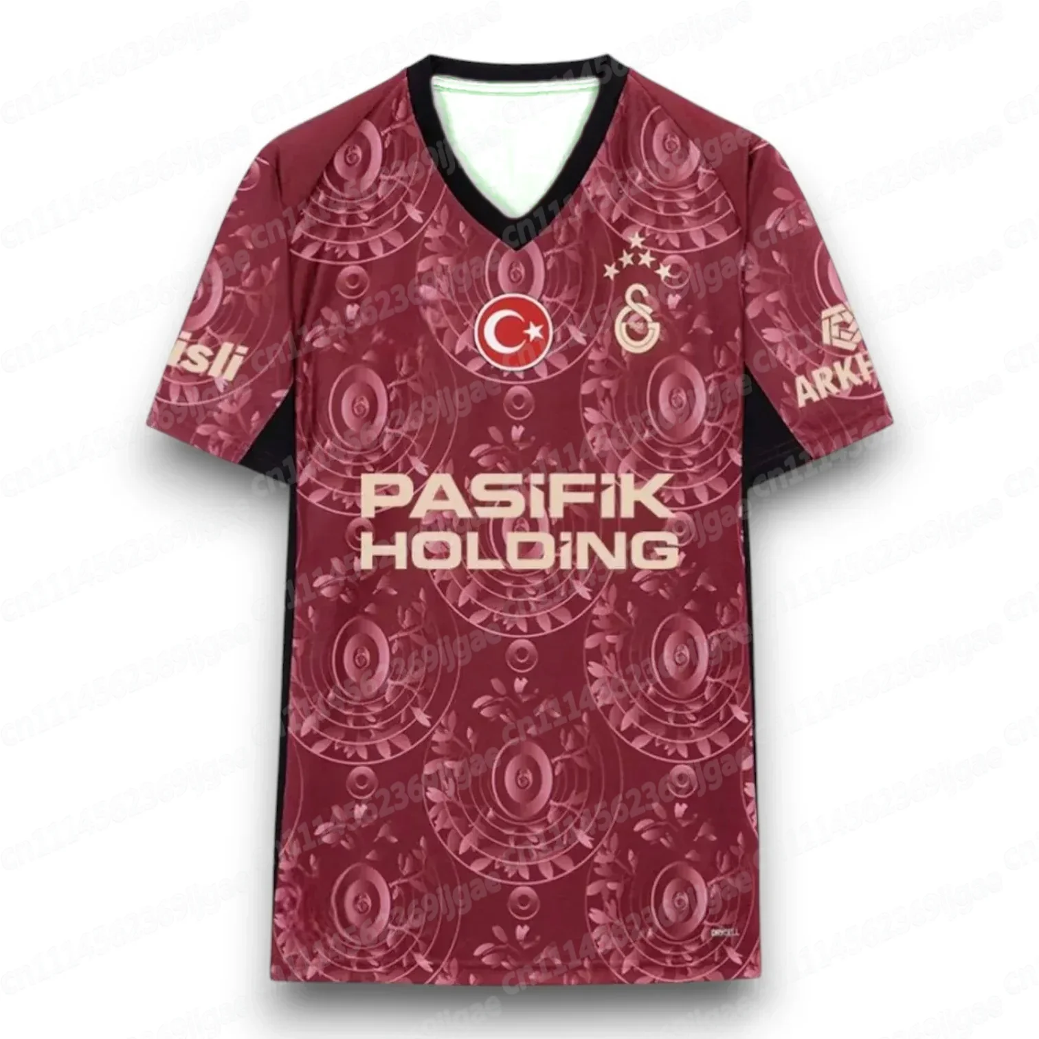 Galatasaray, Türkei 2026 Bestseller Fußballtrikot Sommer-Sport-Oversize-T-Shirt Schnelltrocknend Familienoutfit – Detail 8