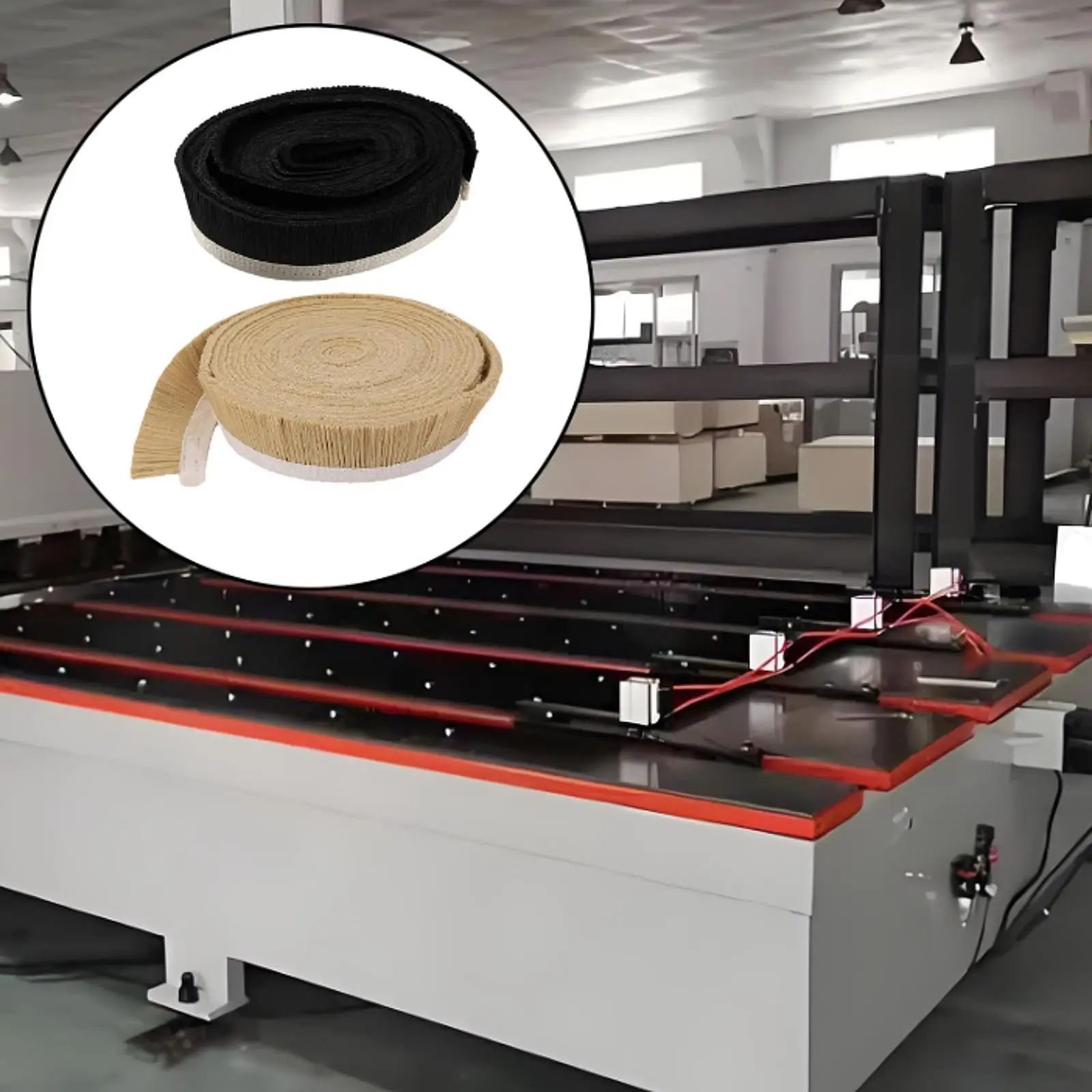 Professional Engraving Machine Dust Collector Canvas Vacuum Brush for CNC Accessories Tool