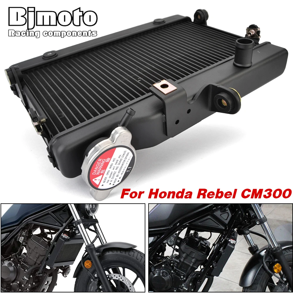 

Engine Cooling Cooler Radiator For Honda Rebel CM300 CMX300 CM CMX 300 2020 2021 2022 2023 Motorcycle Accessories