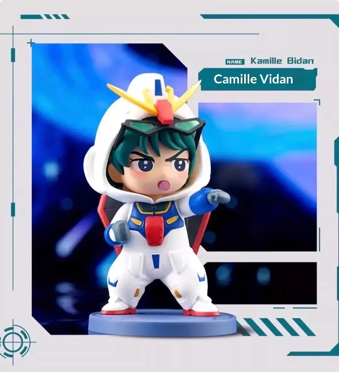 Authentische Bandai BNFIGURE Q Pajama Mobile Suit Gundam Universal Century Blind Box, zweite Sammlerfigur, Anime-Figur, Dekoration, Spielzeug, Geschenk. – Detail 8