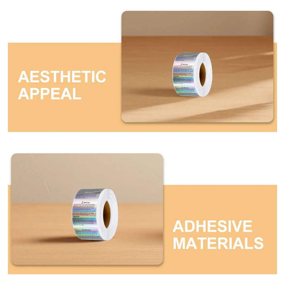 DIY صنع ملصقات تحذيرية مربعة الشمع تذوب ملصقات أمان لاصقة لحاويات الجرار ملصقات معطرة للمكتب المنزلي