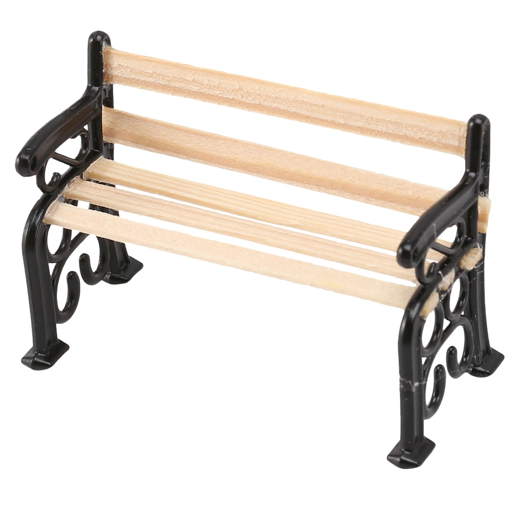 Banc de parc l'inventaire, meubles de jardin, maison de courses, 1/24