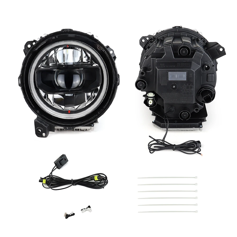 

Suitable for JL OEM 12V DC 6000K Led Headlight for Wrangler JL 2018+ 9inch Headlamp Hi-low Beam DRL Turn Signals