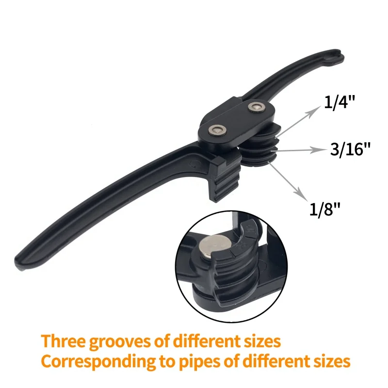 1 قطعة أنبوب النحاس بندر أنابيب بندر 90 ° ، أداة يدوية لثني أنابيب فرامل الوقود 1/4 بوصة 3/16 بوصة 1/8 بوصة 3 في 1 أنبوب ثني الأنابيب
