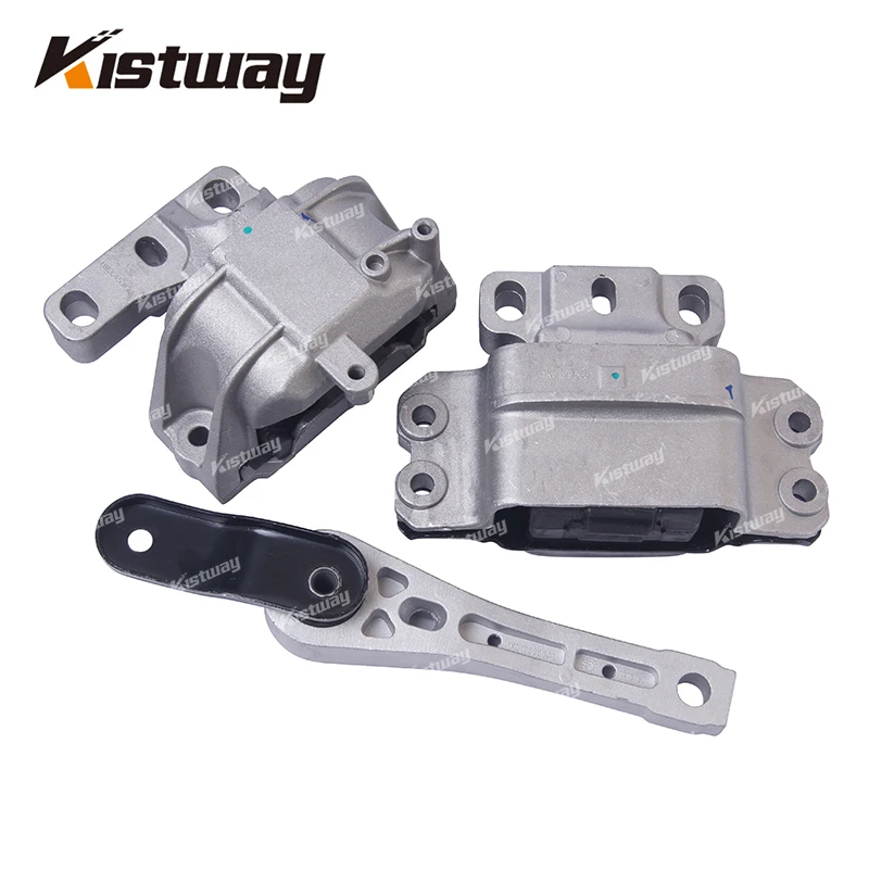 3PCS Hydraulic Engine Support Transmission Mount For VW CC Passat CC 1.8 2.0T 1K0199262BG 1K0199555AK 1K0199855AL