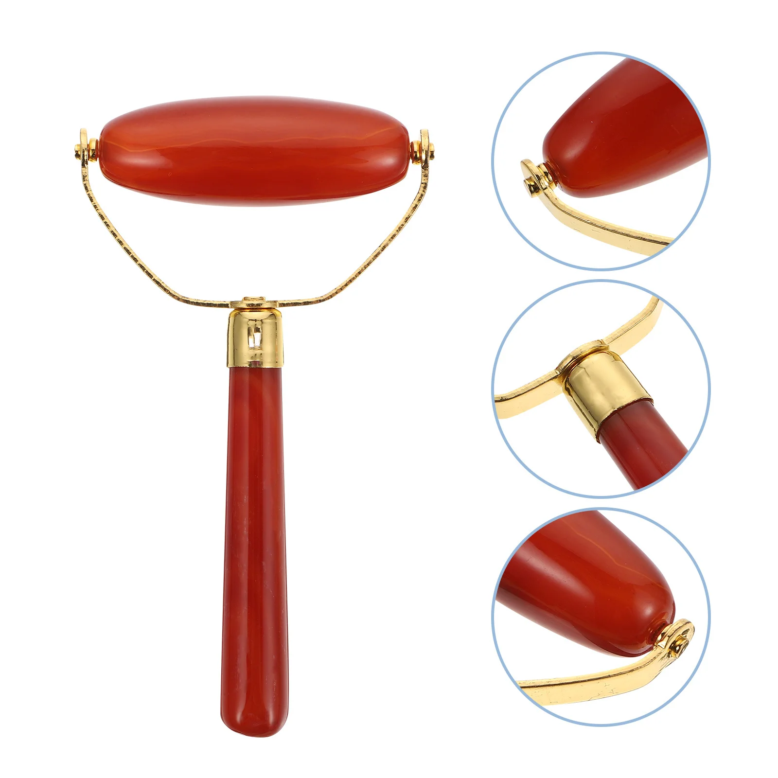 1pc gezichtsmassager voor gezichtsschoonheid, slijtvast duurzaam huidverzorgingshulpmiddel, creatief ergonomisch ontwerp gladde randen veilige roller