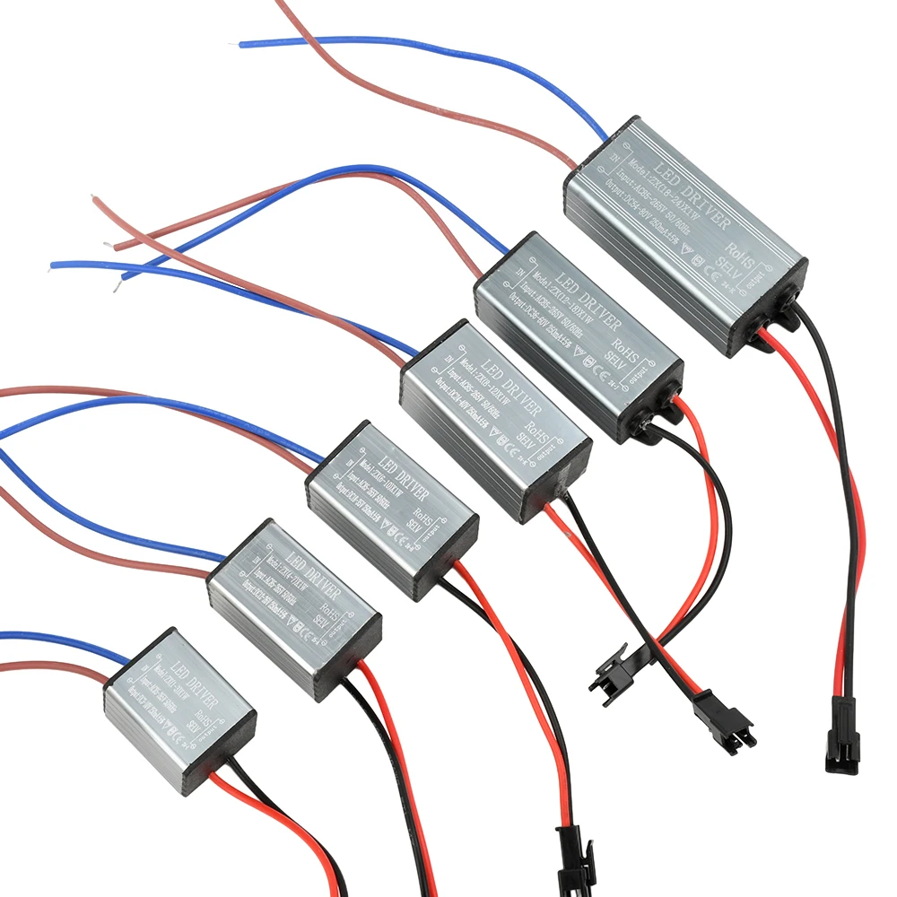 Светодиодный драйвер-адаптер, трансформатор AC85V-265V 250mA, световой трансформатор, водонепроницаемый источник питания IP65, для панели освещения 1-3 Вт, 25-36 Вт