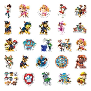 Cool Cute Paw Patrol Stickers, PVC decal, telephone decoration, skateboarding, luggage, refrigerator, graffiti label, child toy gift, 10 pcs, 30 pcs, 50pcs 12 Main Sales Sticker for Refrigerator - №11