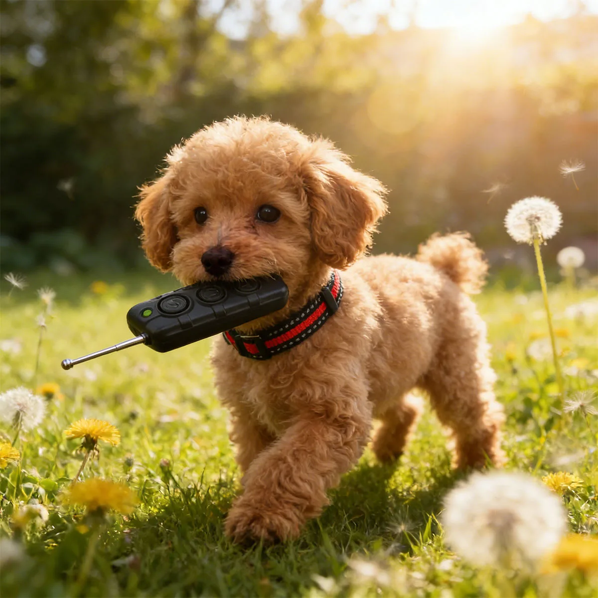 

Dog Collar with Remote Waterproof Dog Training Collar for Small Medium Large Dogs with Beep Vibration Rechargeable E-Collar