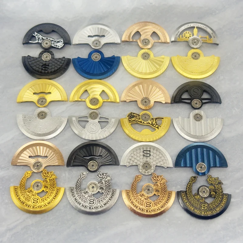 

Mod Movement Rotor Fits NH34 NH35 NH36 NH38 MH39 7S26 7S36 NH70 4R35 4R36 Movement Oscillating Weight Hammer Watch Parts replace