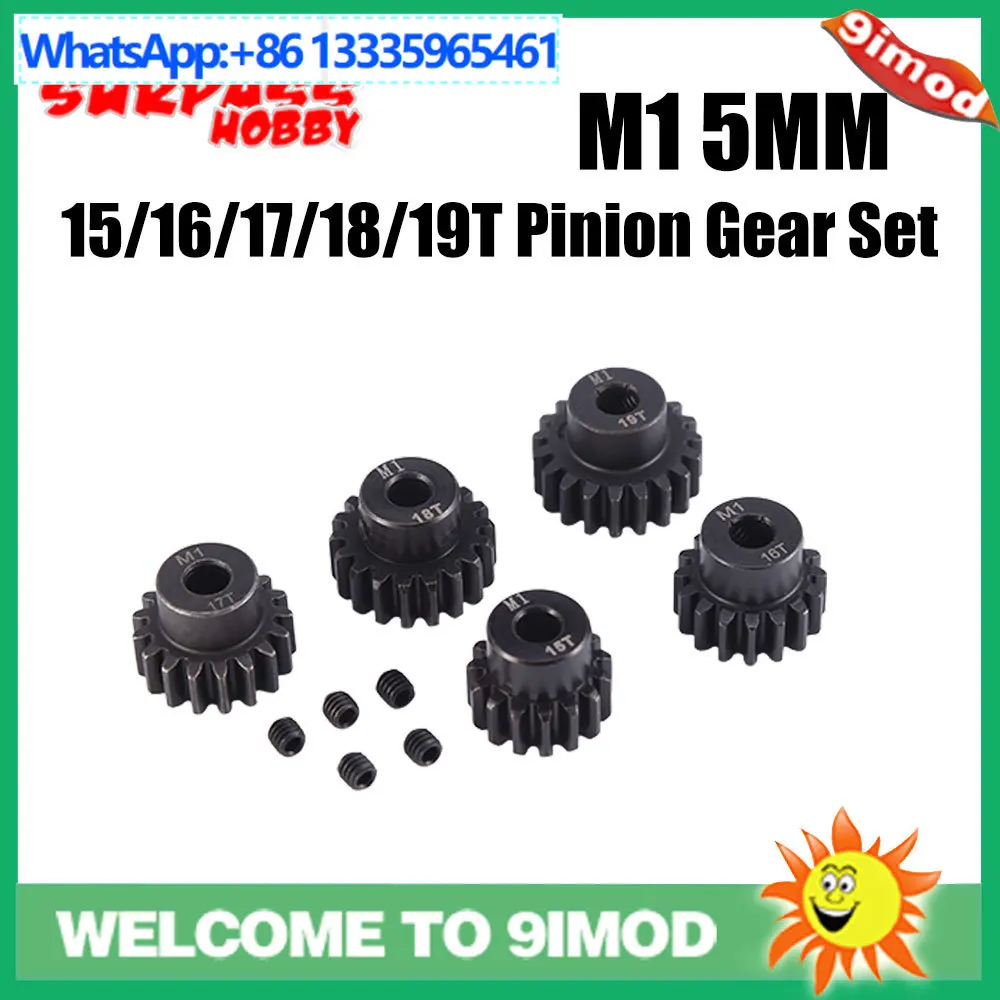 M1 Motor Tooth 5.0 Hole Gear 11-22T 1/8 Model Vehicle Gear, Motor Tooth, Metal Reduction Gear