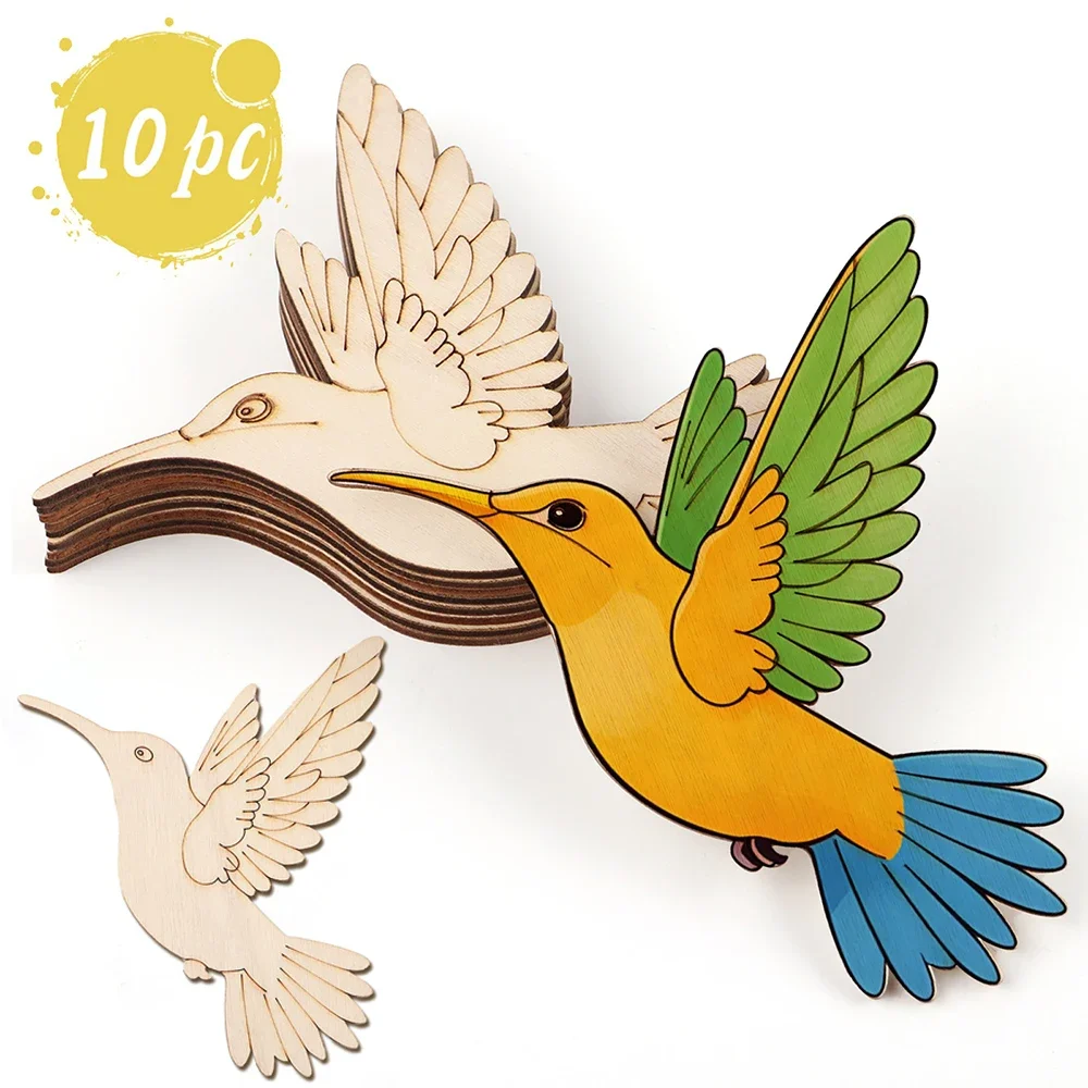 Unfinished wooden animal cutout shape for craft projects