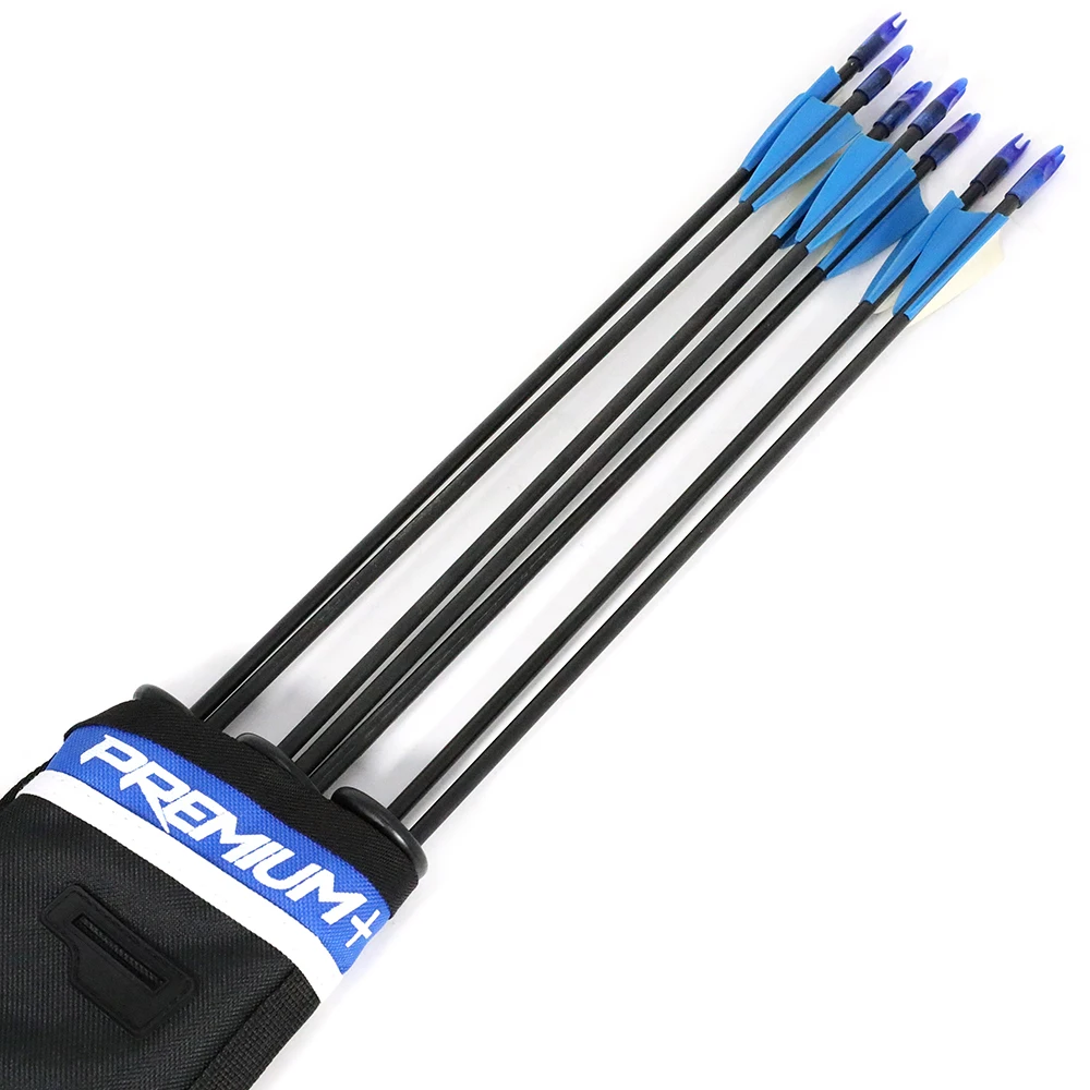 الرماية الثلاثي أنبوب السهم جعبة ألياف النايلون حقيبة متينة يمكن أن تحمل 20-30 السهام في الهواء الطلق مجمع قوس منحني الصيد الرماية Acc