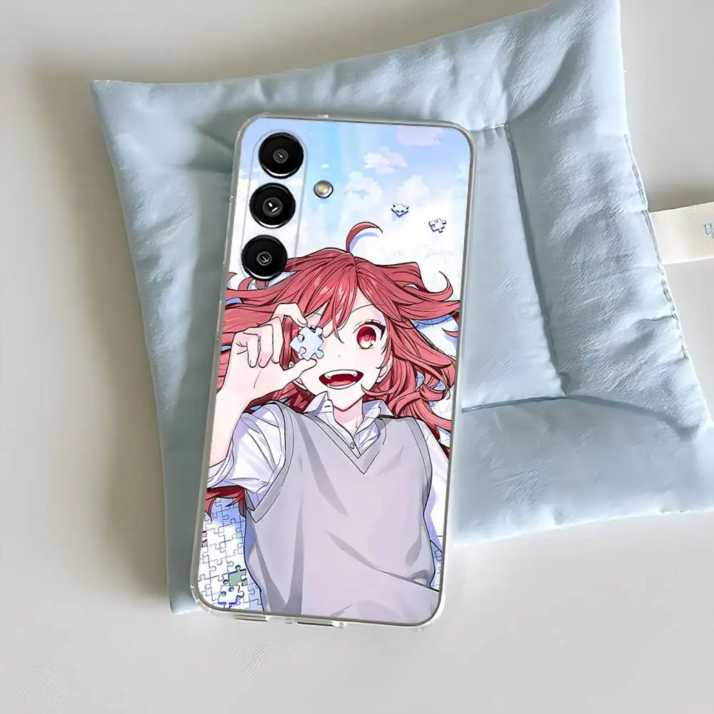 حافظة هاتف أنيمي H-Horimiya لهاتف سامسونج S30,23,21,22,20, FE lite,S10,9,8,7 PIus Note20 Ultra شفافة #4