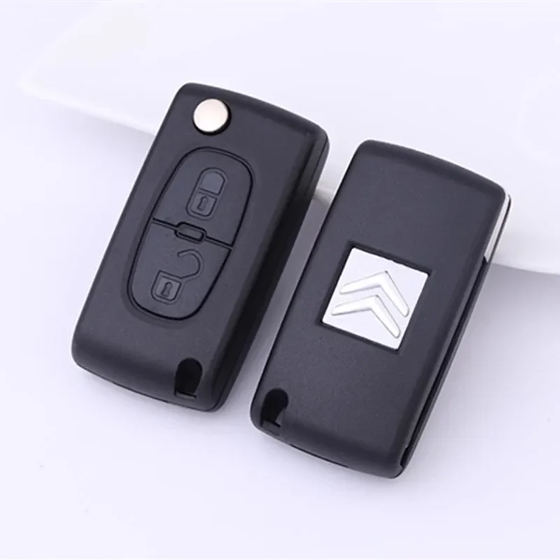 Car Metal Emblem Stickers Auto Remote Key Logo For Citroen Celysee C6 C3 C5 C1 C2 C4 Aircross Picasso Cactus Berlingo Saxo Grand - view 5