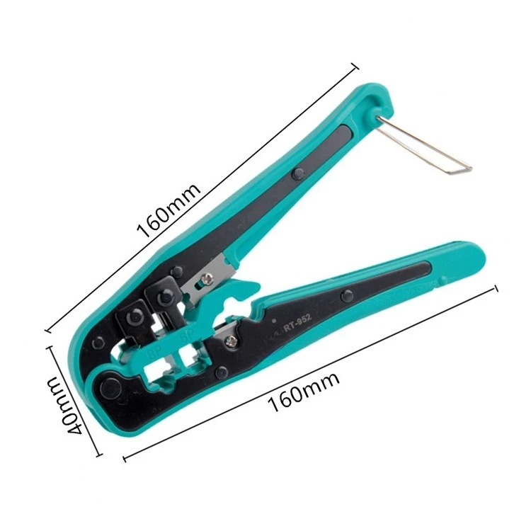 1pcs For Stripping Crimping Pliers 4P/6P/8P Telephone Cable Network Crystal Head Terminal Crimping Three-purpose Network Pliers
