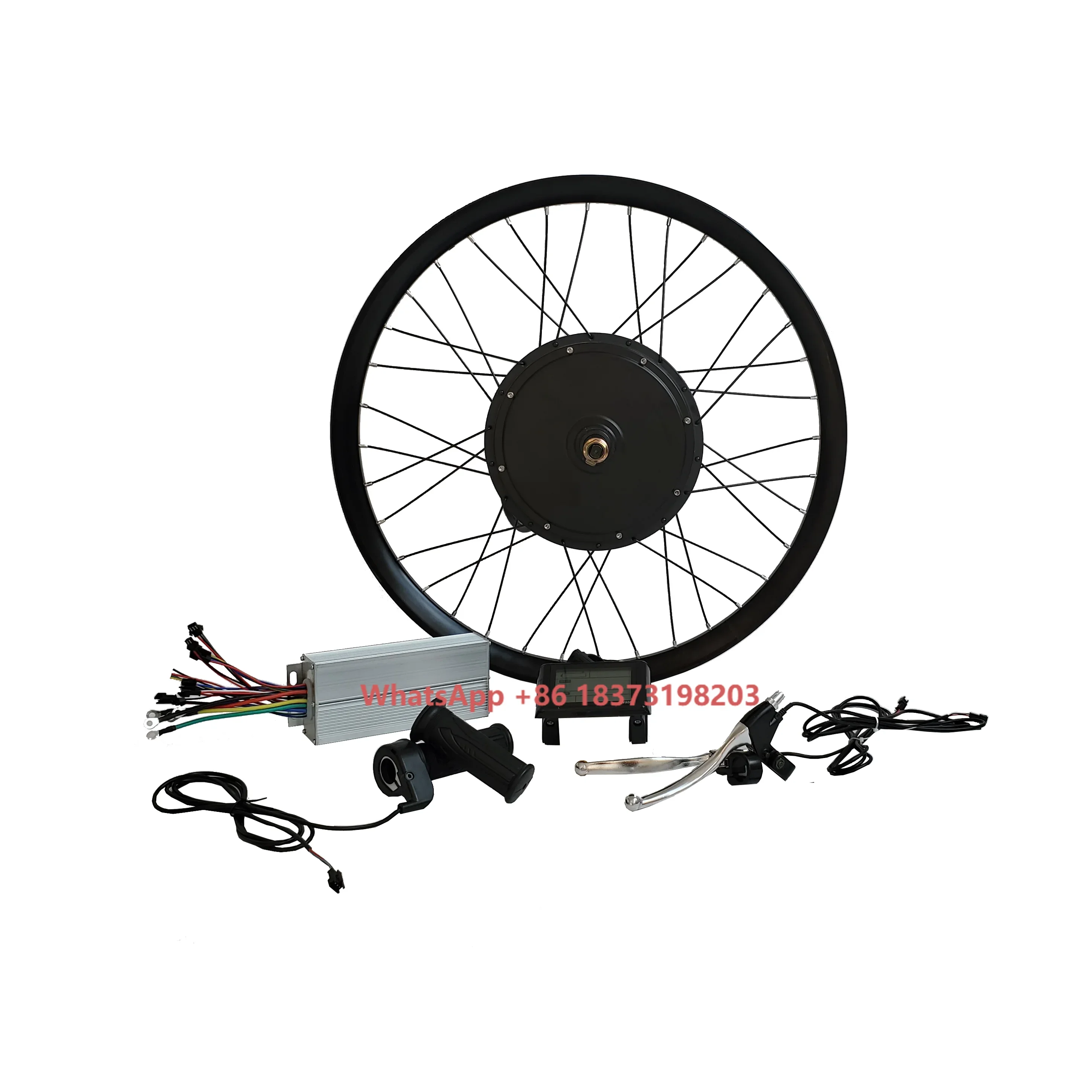 

High Speed 80km/h Motorcycle Motor Kit Electric Bicycle Kit 5000w 72v With 80A Controller Ebike Conversion Kit