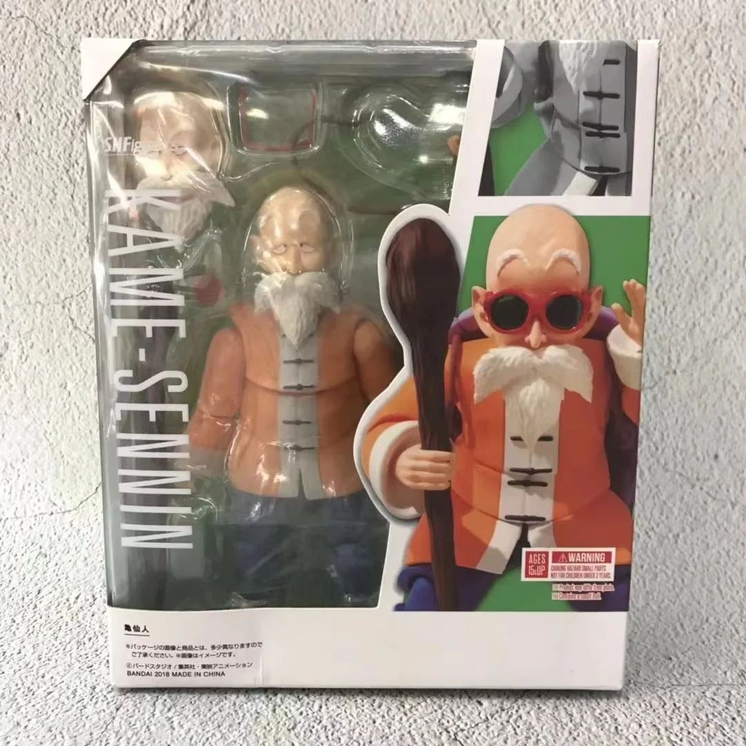 In Stock Dragon Ball Shf Master Roshi Anime Figure Pvc Collection Action Figurine Decoration Statue Model Toys Gift