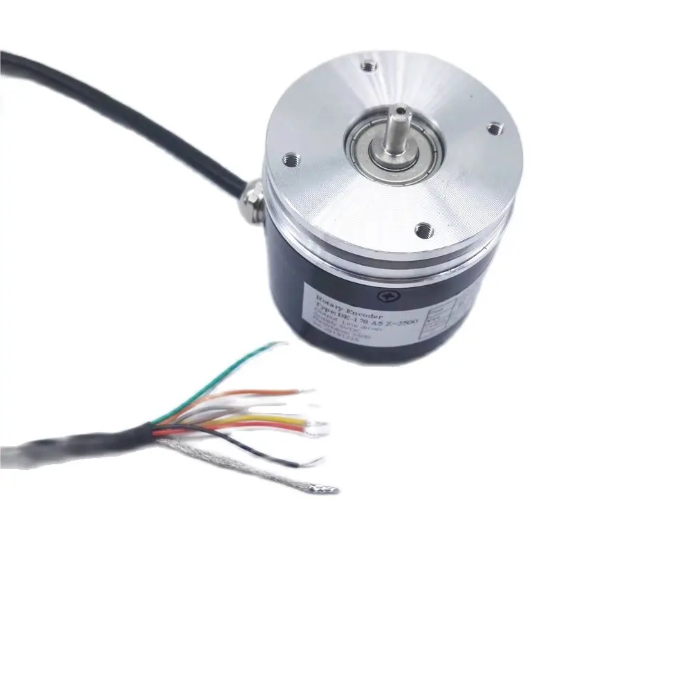 Imagem -06 - Codificador Giratório Fotoelétrico Be178 a5 2500 Pulso mm Linha de Eixo Motorista Saída Programável Sensor 5v dc Novo