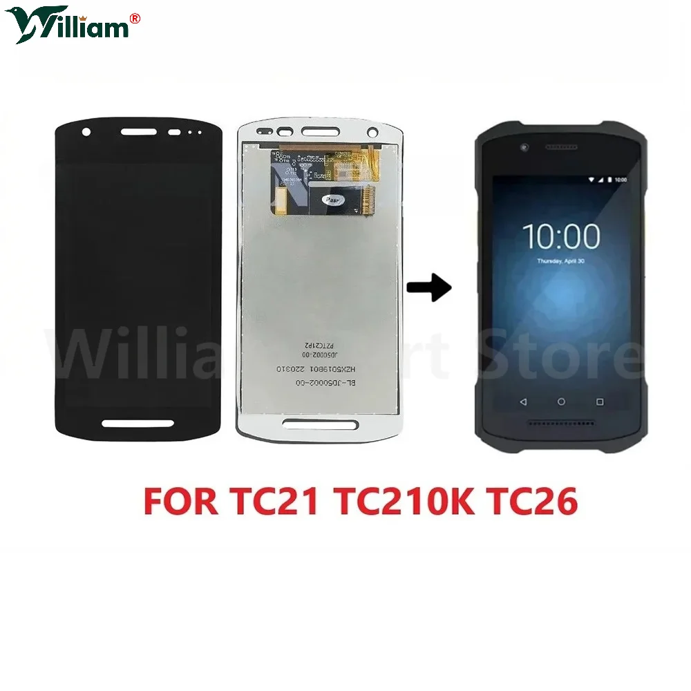 モトローラシンボルゼブラ-tc21-tc210k-tc26-tc26ak-tc26bk-tc26ck-tc26dk用lcdディスプレイとタッチスクリーンデジタイザー