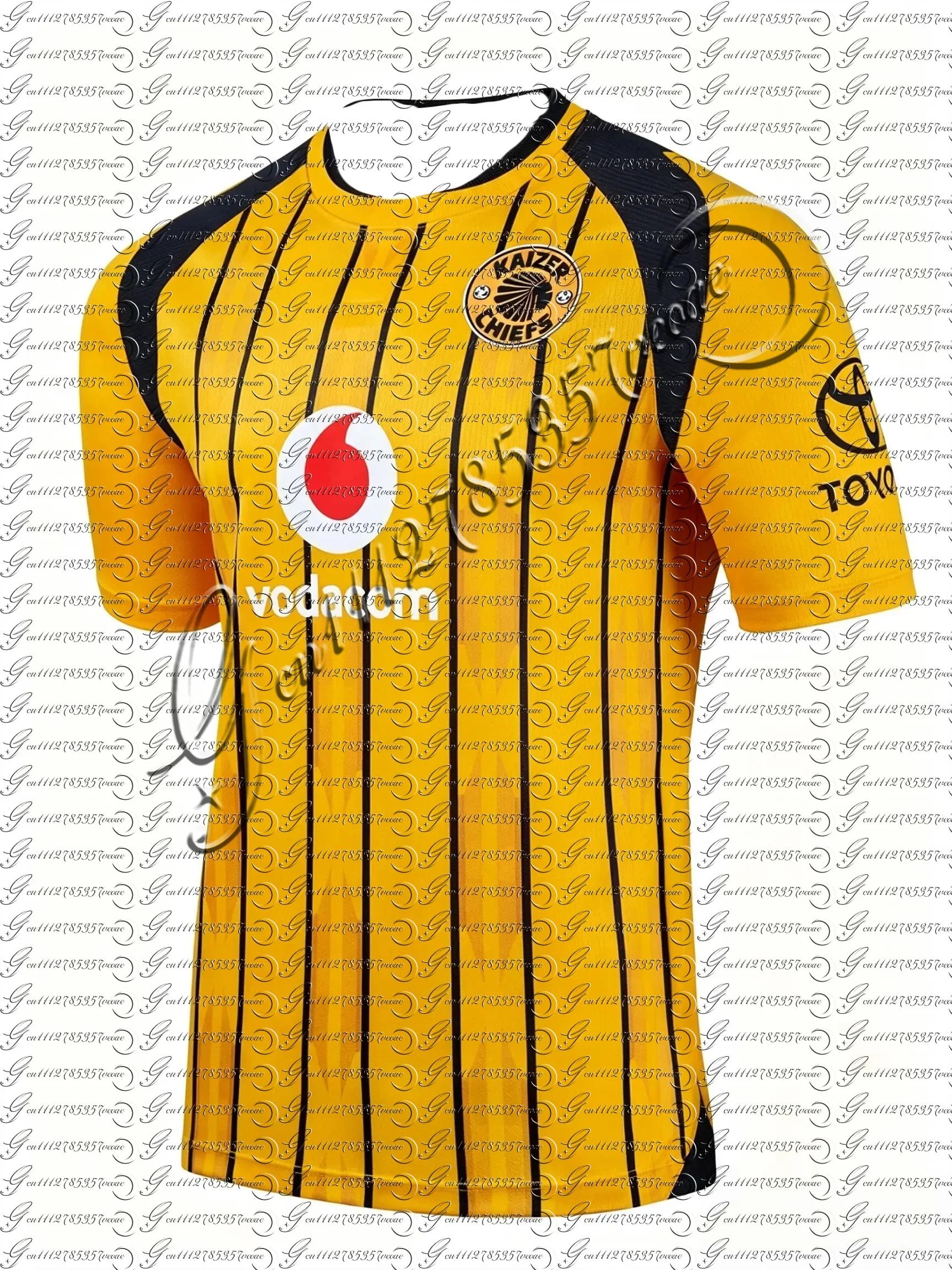 2026 Kaizer Chiefs 3D Printed Football Jersey Men's Summer Sports Outdoor Breathable Quick Dry T-shirt Family Matching T-Shirt