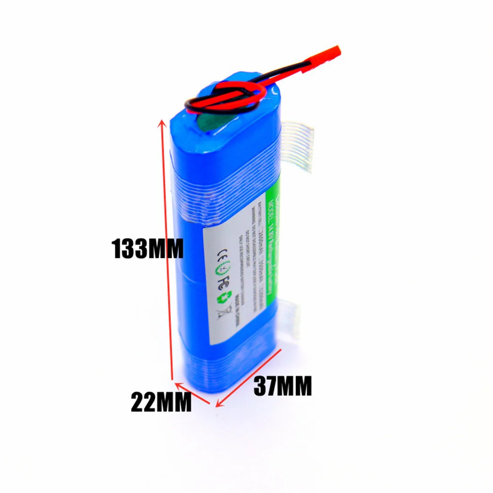 แบตเตอรี่ลิเธียม18650 14.8V 2800mAh 3500mAh สำหรับ iLife V3s Pro V50 V5s V8s แบตเตอรี่หุ่นยนต์ดูดฝุ่น X750
