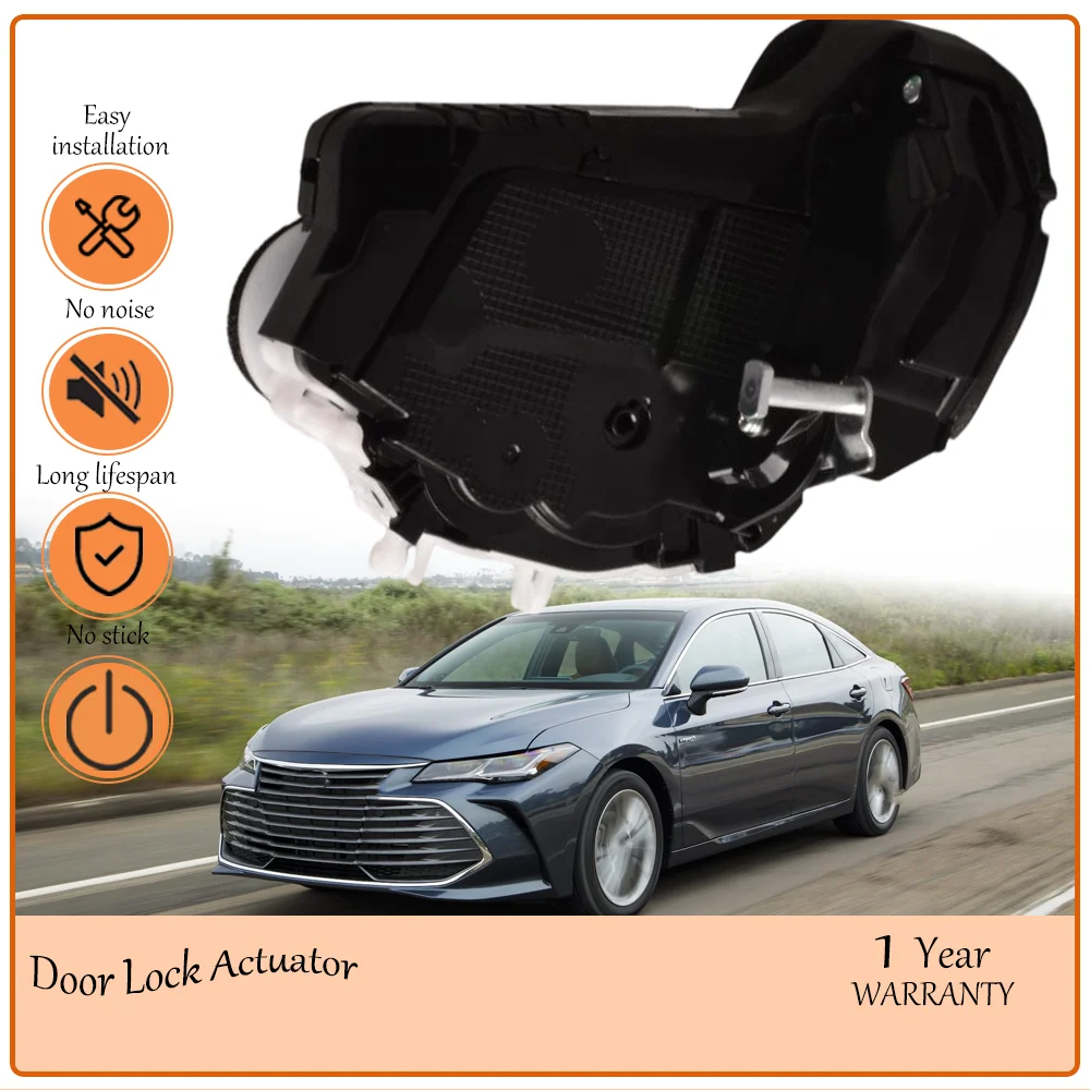 Anti-shake 4-Pin Door Lock Actuator,suits Toyota Avalon 2019-2022, No Iron Bracket, Rear Left & Right OE 69060-07050,69050-07050