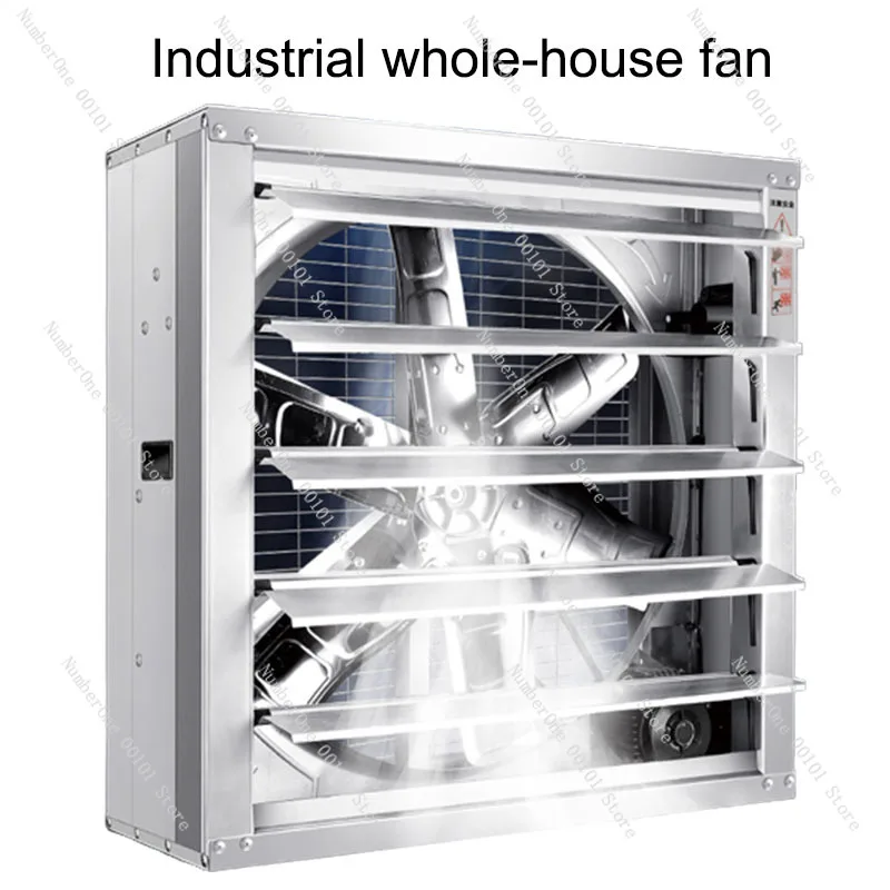 600*600 Industrial Ventilator Exhaust Fan Large Air Volume Air Extractor Factory Warehouse Ventilation Cooling Negative Pressure