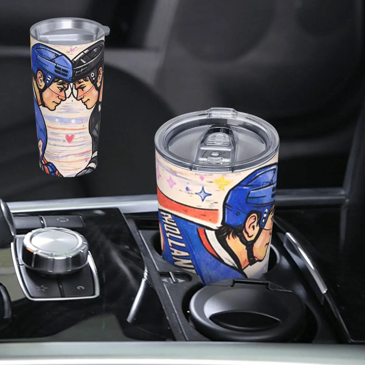 The Lovers (Heated Rivalry Edition) Stainless Steel Tumbler Vacuum Insulated Mugs Thermal Cold Cups Straw With Lid 20oz