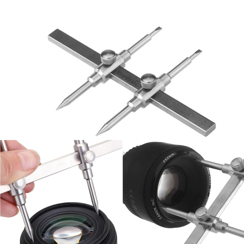 Set di strumenti aperti per la chiave di riparazione dell'obiettivo della fotocamera smontare la gamma dell'obiettivo da 10mm a 130mm strumento di riparazione