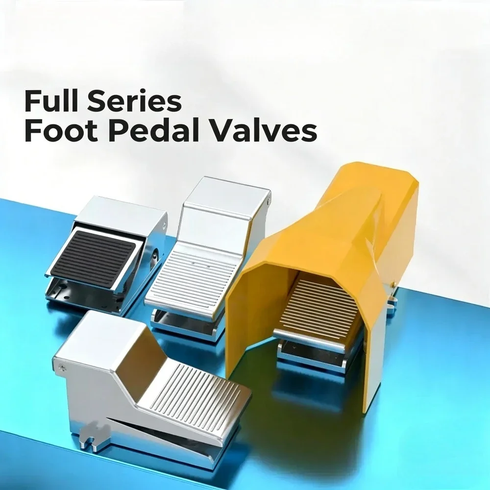 

4F210-08L Pneumatic Foot Pedal Valve FV320 FV420 2/3-Way & 4-Way Cylinder Air Exchange and Directional Control Valve