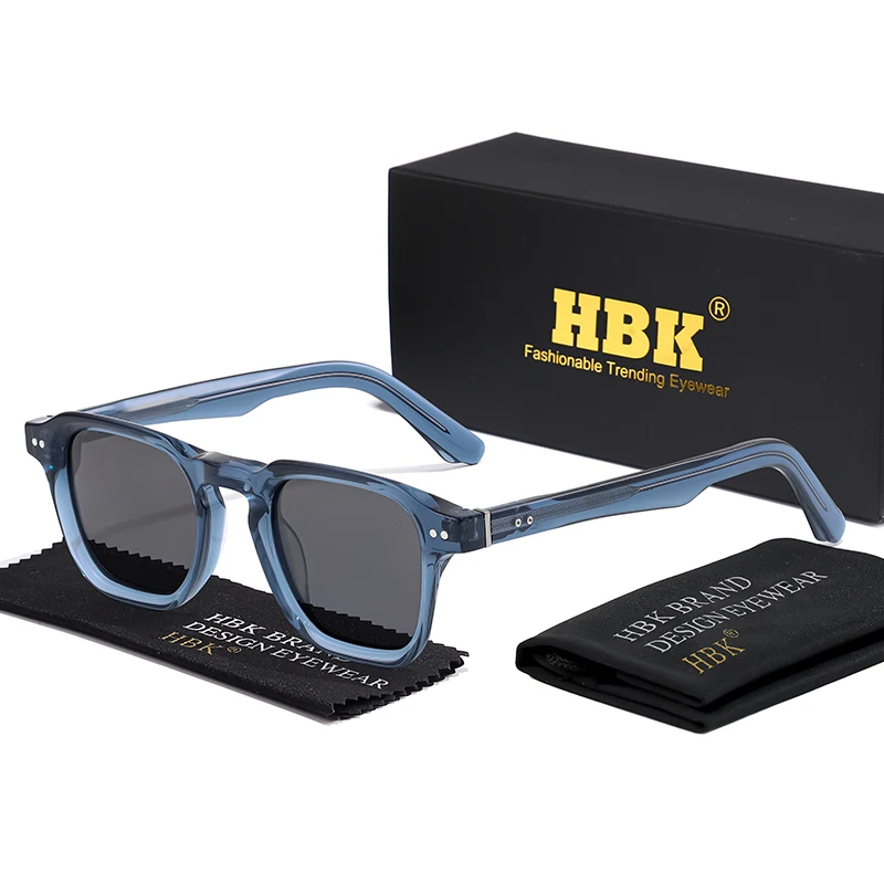 

HBK Vintage Fashion Sunglasses for men Polarized Design Sun Glasses Women Casual Gradient Glasses For Summer Beach Party