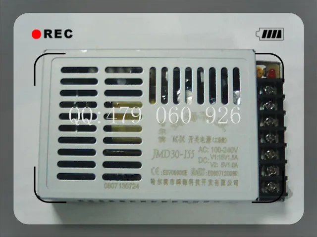 [JIYUAN] 30W JMD30-155 15V1.5A 5V1A - switching power supply two isolated  --5PCS/LOT