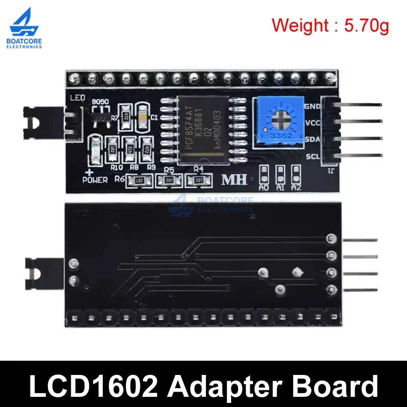 1PCS PCF8574 IIC I2C LCD Display Adapter Modul LCD1602 2004 Serielle Interface Board 5V für Arduino Roboter Teile